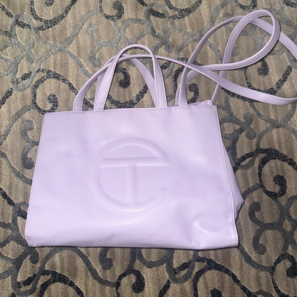 Telfar Lavender Medium Shopping Bag